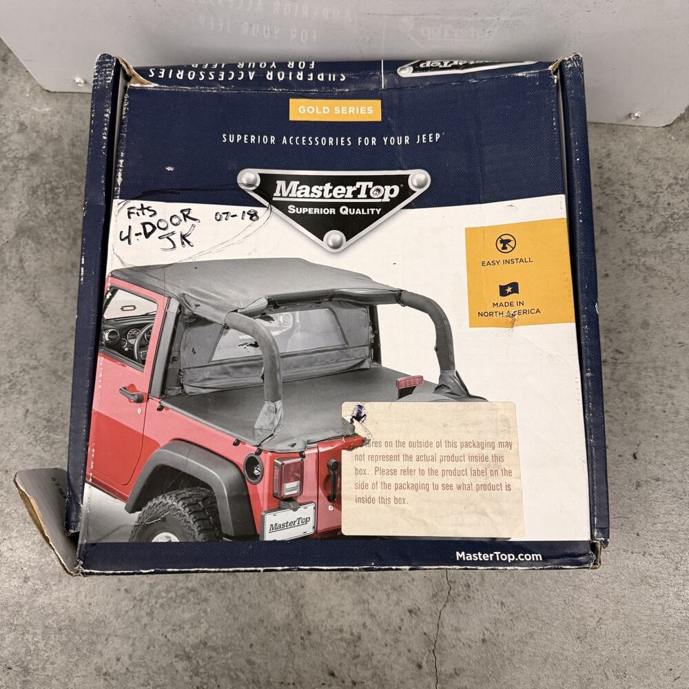 Mastertop Gold Series For 2007-18 2dr JK Jeep Wrangler 14221301